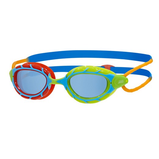 Zoggs gafas Predator Junior Azul Rojo Tintado  Azul