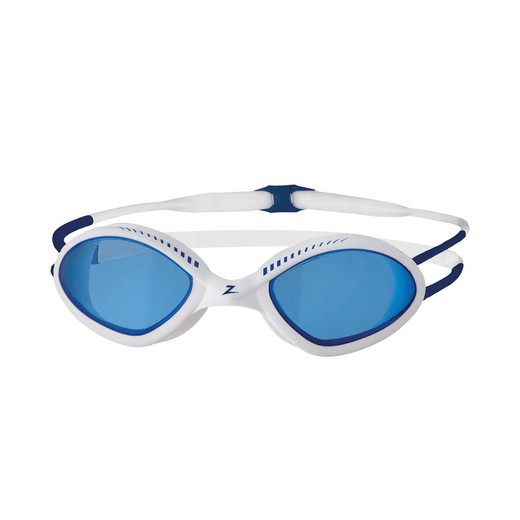 Zoggs gafas Tiger Blanco Azul Tintado Azul Regular
