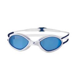 Zoggs gafas Tiger Blanco Azul Tintado  Azul Small