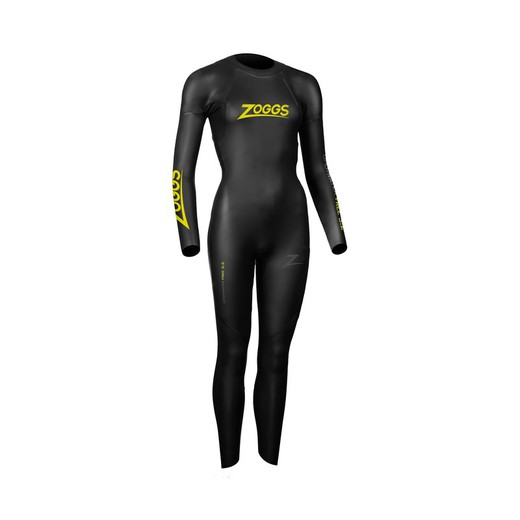 Zoggs OW Free 3.2 Woman Negro Amarillo