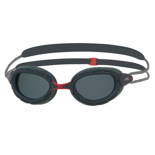 ZOGGS Predator Polarized REGULAR Gun Metal Red