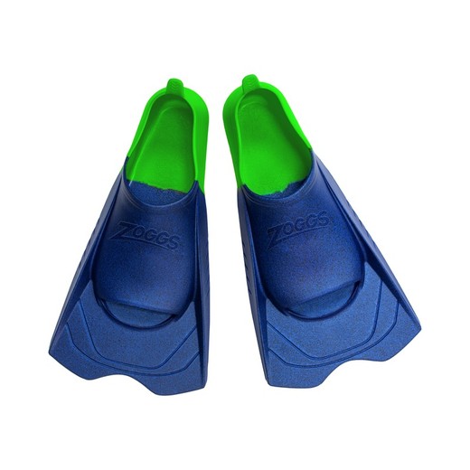 Zoggs Short Blade Eco Fins 7-8 Green-Blue US Size 7-8