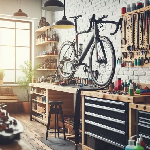 Mecánica de bicicletas.