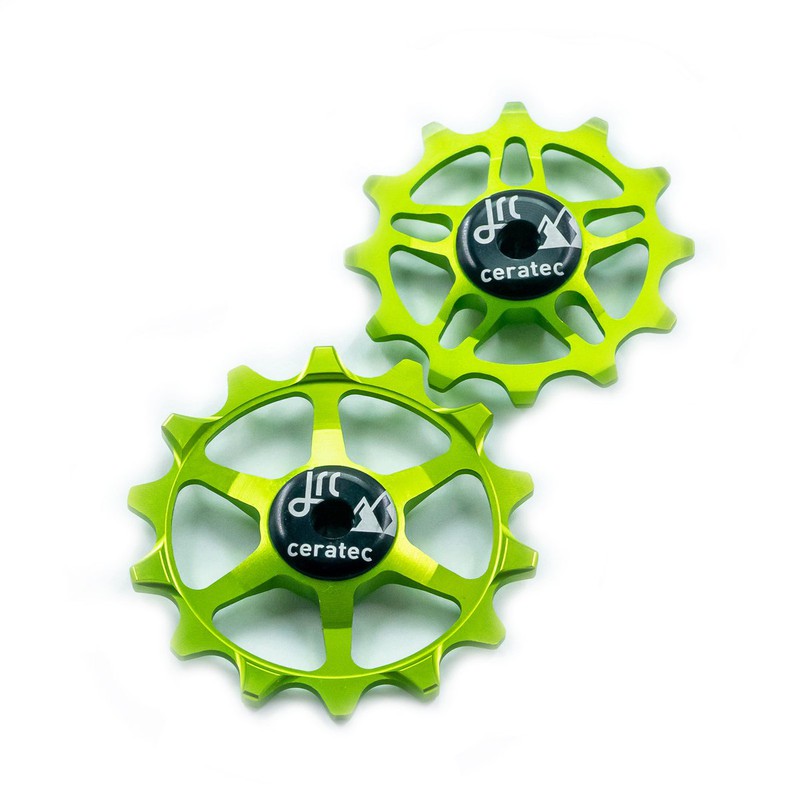 Jrc 14/12T Ceramic Jockey Wheels For Sram Eagle Red