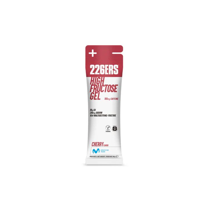 226ers High FRUCTOSE Gel 80 gr CHERRY 160mg CAFFEINE