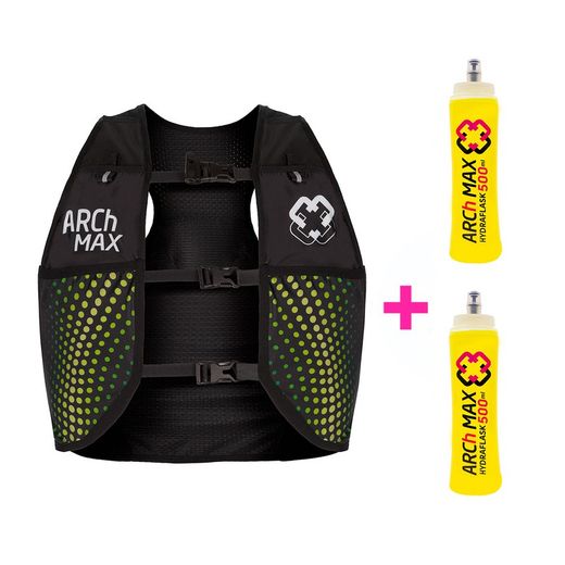 ARCH-MAX  HYDRATION VEST 4.5L + 2 SF 500ml YELLOW