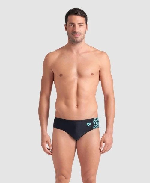 ARENA Bañador Hombre  Slip Kikko V Black Water
