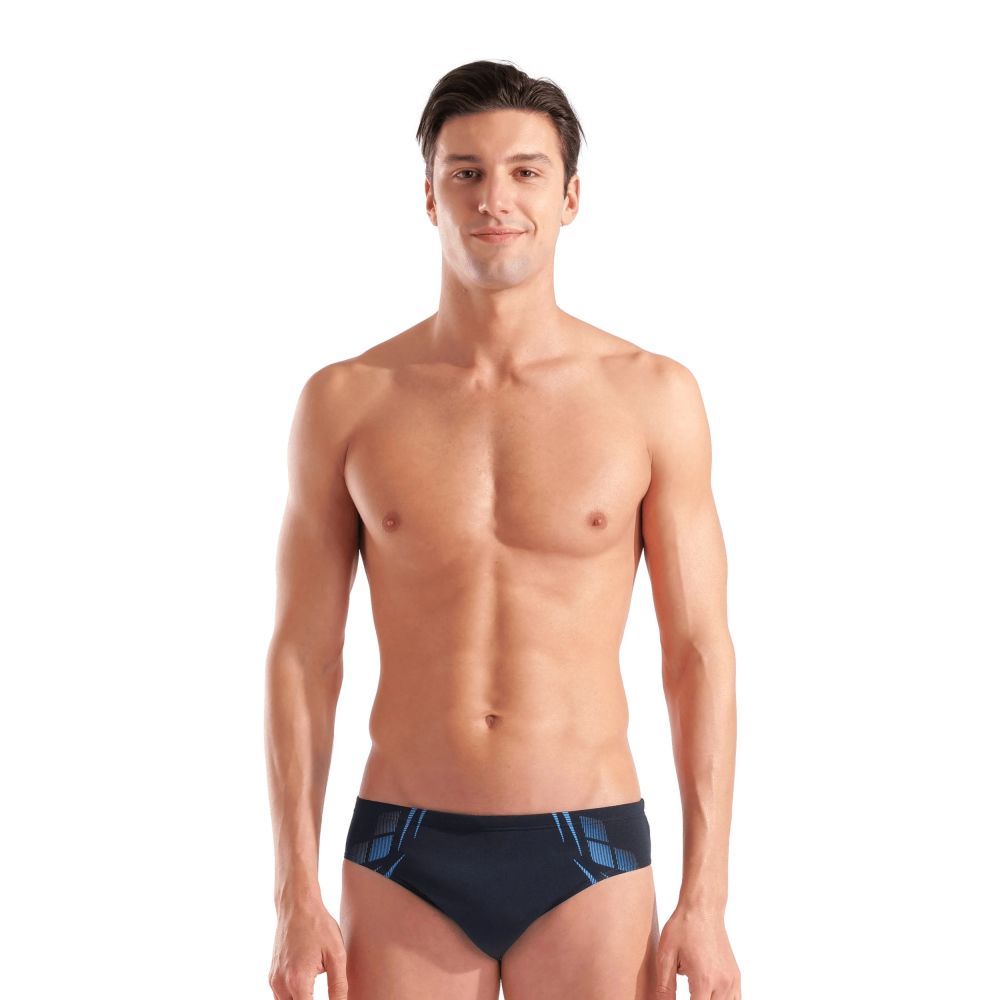 ARENA Bañador Hombre  Slip Poseidonia Black Tourquoise 28
