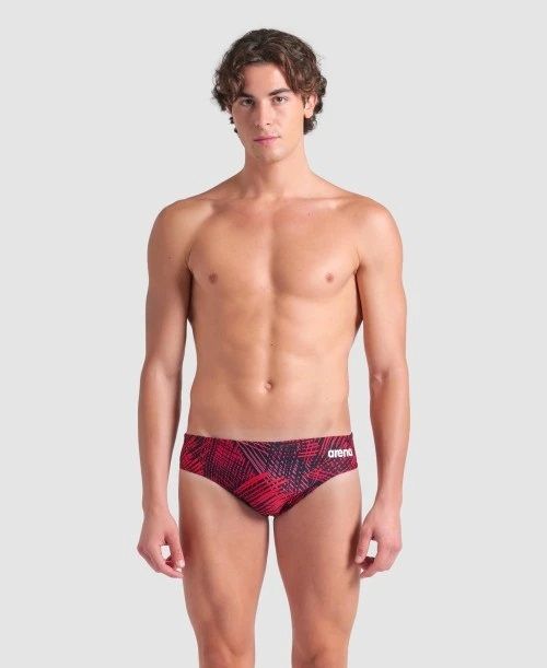 ARENA Bañador Hombre  Slip Team Energy Rojo