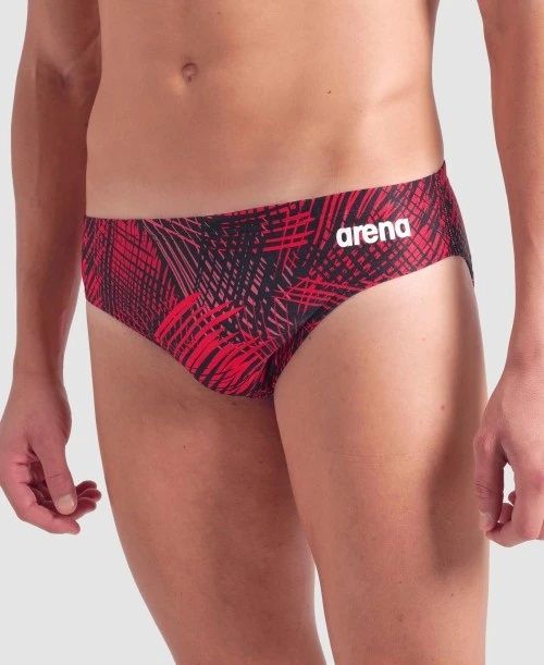 ARENA Bañador Hombre  Slip Team Energy Rojo 28