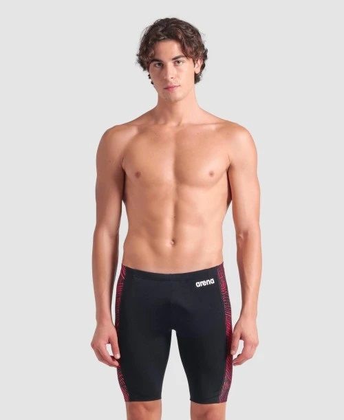 Arena Team Energy swim Jammer Black Team Rojo