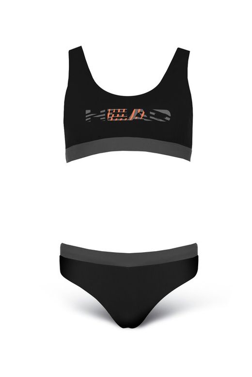 Bikini Head COLOURISE volley  color Negro y gris