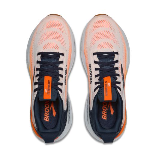 Brooks ADRENALINE GTS 25 Hombre White/Spellbound/Orange
