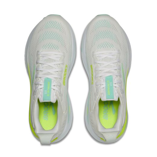 Brooks ADRENALINE GTS 25 Mujer White/Nightlife/Yucca