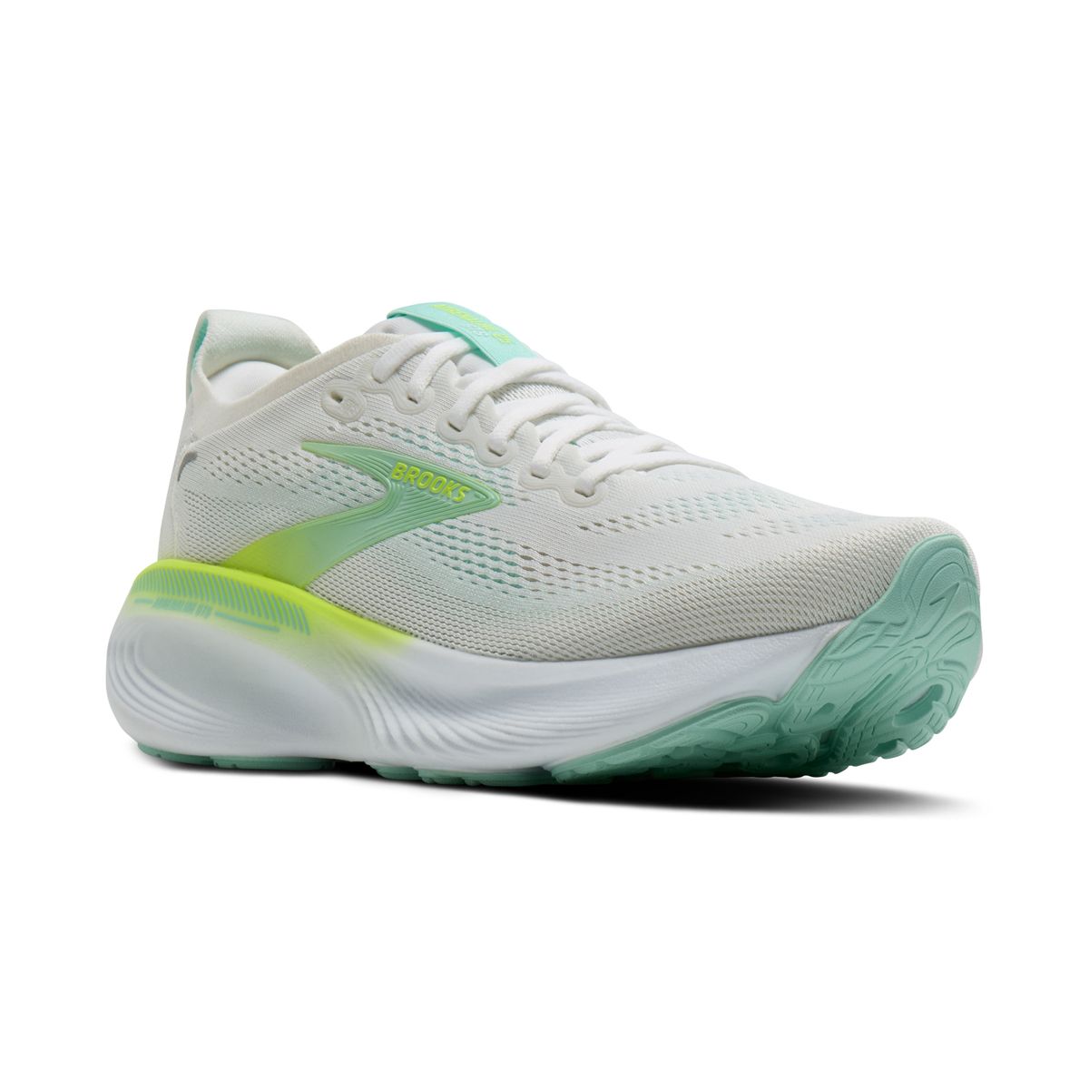 Brooks ADRENALINE GTS 25 Mujer White/Nightlife/Yucca 10