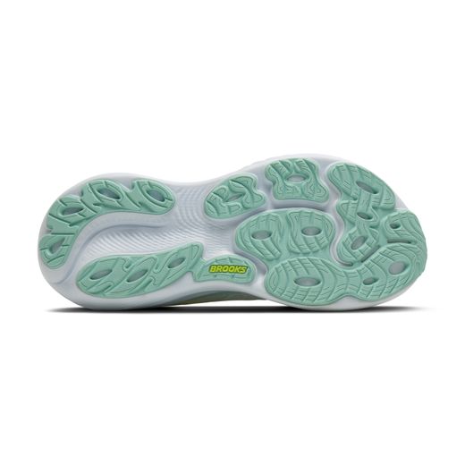 Brooks ADRENALINE GTS 25 Mujer White/Nightlife/Yucca