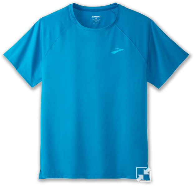 Brooks Atmosphere Short Sleeve 3.0 Ultra Print/Deep Sea L