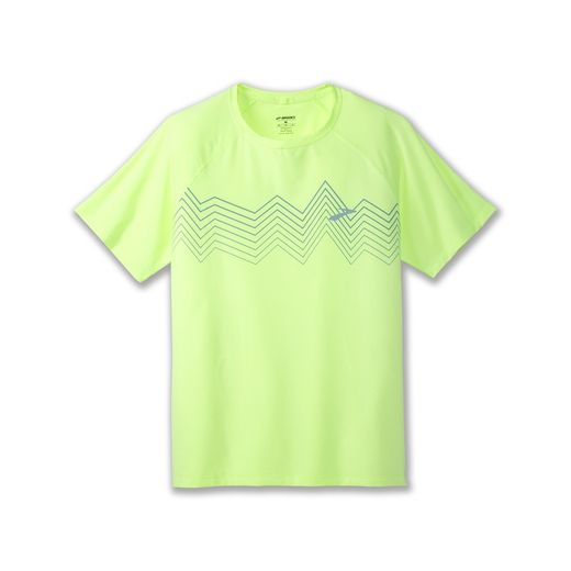 BROOKS CAMISETA ATMOSPHERE SHORT SLEEVE 2 LIME/ELEVATE