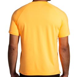 BROOKS CAMISETA ATMOSPHERE SHORT SLEEVE 2 ORANGE POP/TEMPO PRINT