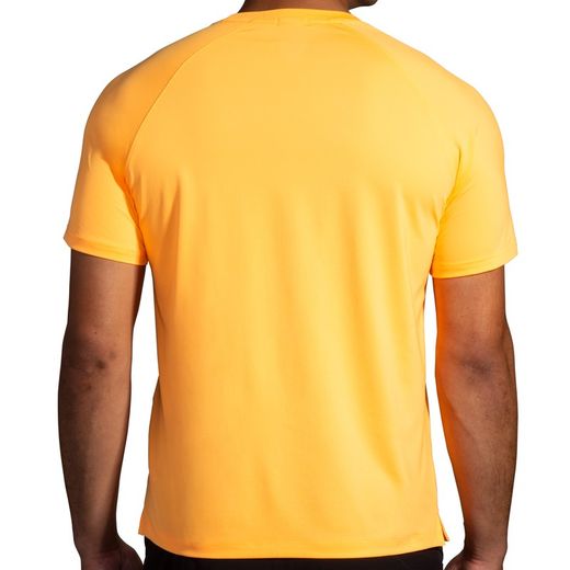 BROOKS CAMISETA ATMOSPHERE SHORT SLEEVE 2 ORANGE POP/TEMPO PRINT