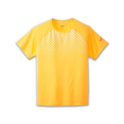 BROOKS CAMISETA ATMOSPHERE SHORT SLEEVE 2 ORANGE POP/TEMPO PRINT