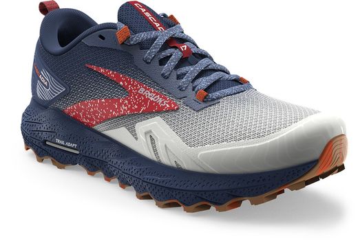 Brooks Cascadia 17 Mujer White/Navy/Bittersweet
