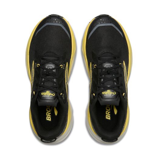 Brooks CASCADIA 19 Hombre Black/Yellow/Chateau