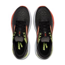 Brooks Ghost 16 Black/Mandarin Red/Green
