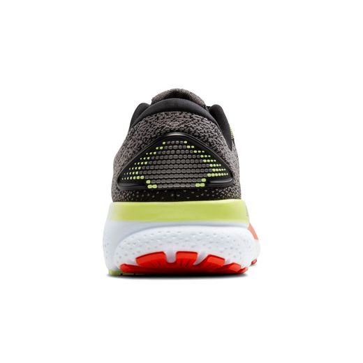 Brooks Ghost 16 Black/Mandarin Red/Green