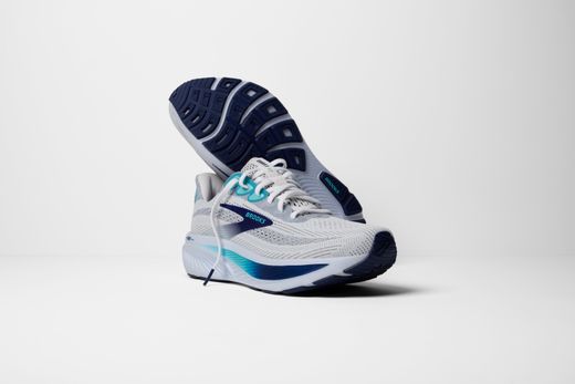 Brooks GHOST 17 Hombre White/Beacon Blue/Ipanema