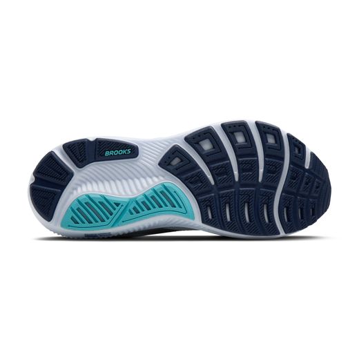 Brooks GHOST 17 Hombre White/Beacon Blue/Ipanema