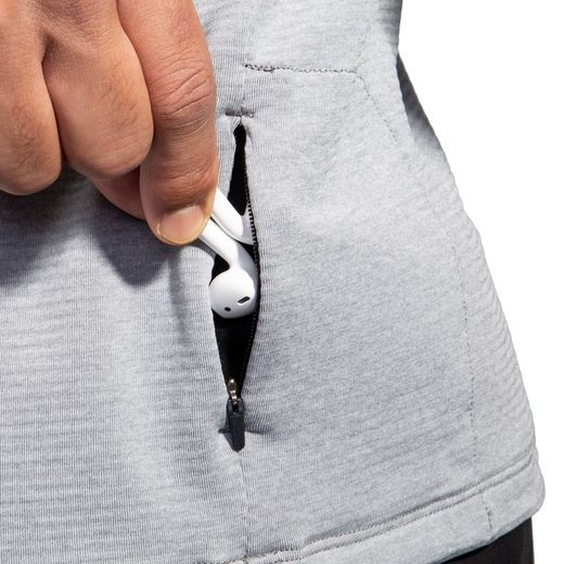 Brooks Notch Thermal Hoodie 2.0 Htr Ash/Black