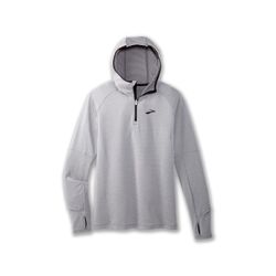 Brooks Notch Thermal Hoodie 2.0 Htr Ash/Black