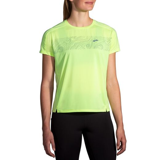 BROOKS WOMEN SPRINT FREE SHORT SLEEVE 2.1