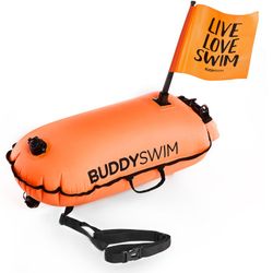 BUDDYSWIM Boya Drybag with Flag, Naranja