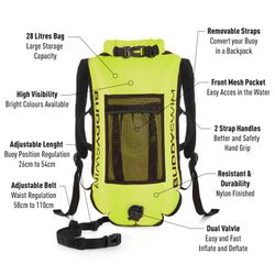 Buddyswim Boya Mochila 28l Amarilla