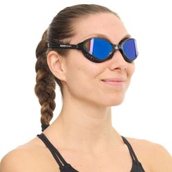 Buddyswim Goggles OzeanX Black/Blue Mirror