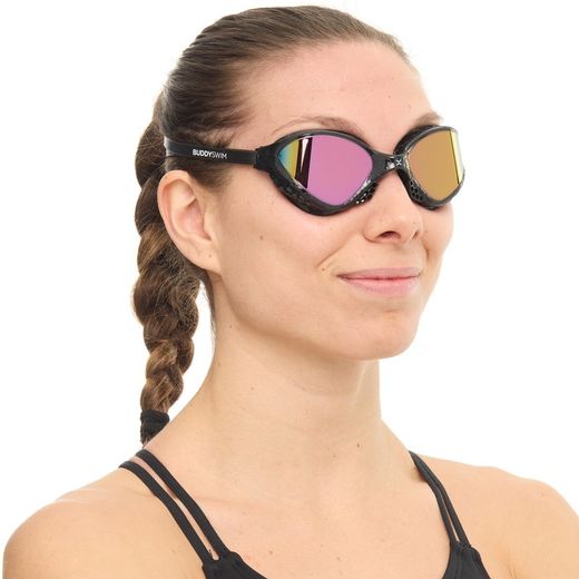 Buddyswim Goggles OzeanX Black/Iridium Mirror
