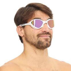Buddyswim Goggles OzeanX White/Iridium Mirror
