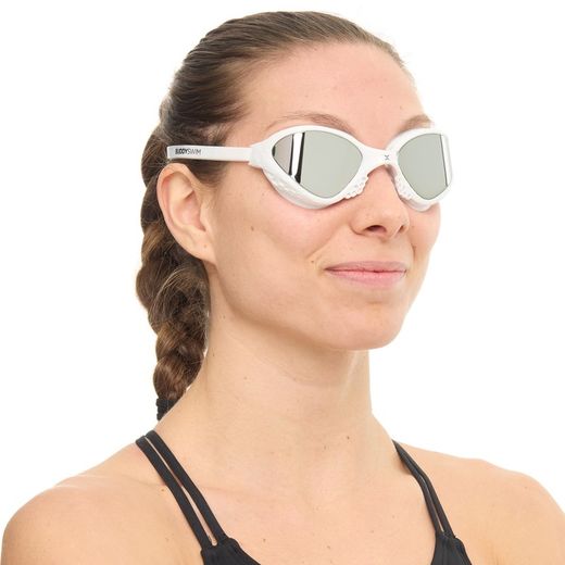 Buddyswim Goggles OzeanX White/Silver Mirror