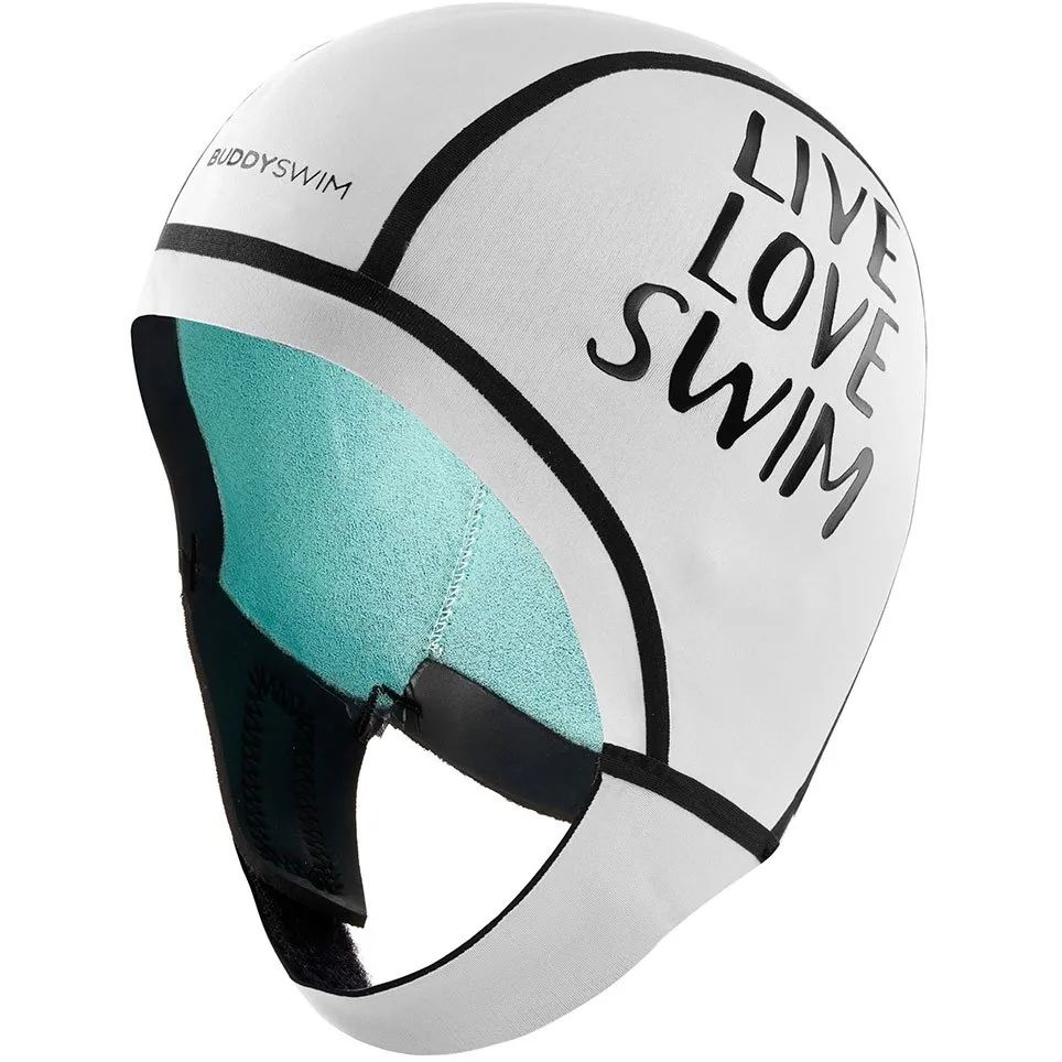 Buddyswim Gorro de Neopreno Trilaminate Warmth 2.5 Blanco L