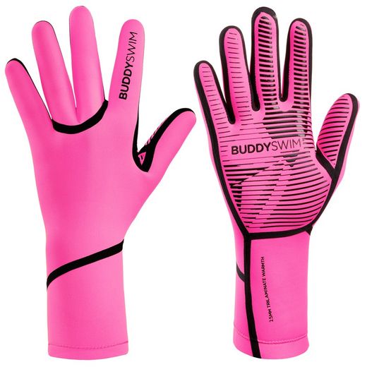 Buddyswim Guantes Neopreno Trilaminate Warmth 2.5  Rosa