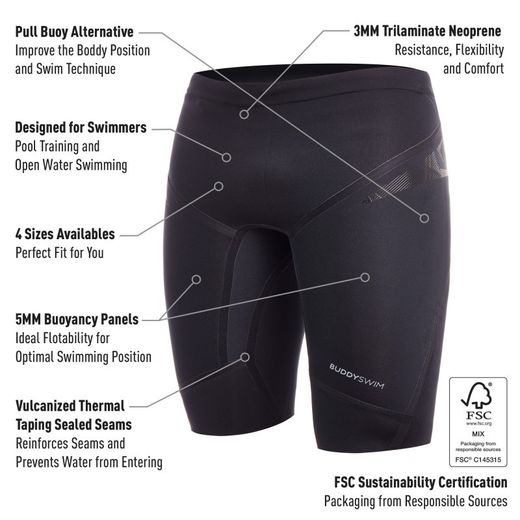 BUDDYSWIM Jammer de Neopreno Trilaminate Warmth 5/3mm
