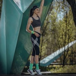 Calcetín Boost Medio  Fyke verde