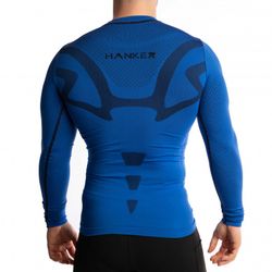 HANKER DADPA Camiseta Térmica Manga Larga Unisex AZUL ROYAL