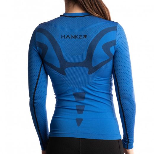 HANKER DADPA Camiseta Térmica Manga Larga Unisex AZUL ROYAL