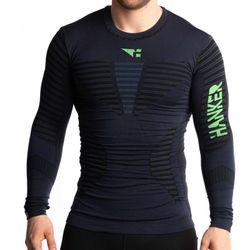 HANKER DUGPA Camiseta Térmica Manga Larga Unisex AZUL OSCURO