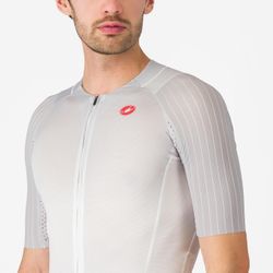 Castelli Tritraje Integral Free San Remo 3 m/c Blanco Negro