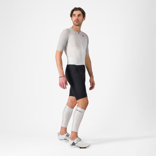 Castelli Tritraje Integral Free San Remo 3 m/c Blanco Negro