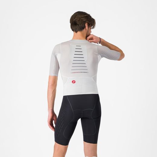Castelli Tritraje Integral Free San Remo 3 m/c Blanco Negro
